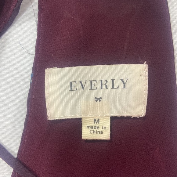 Everly Purple Floral Halter Fully Lined Flowy Sheer Dress - Picture 8 of 10